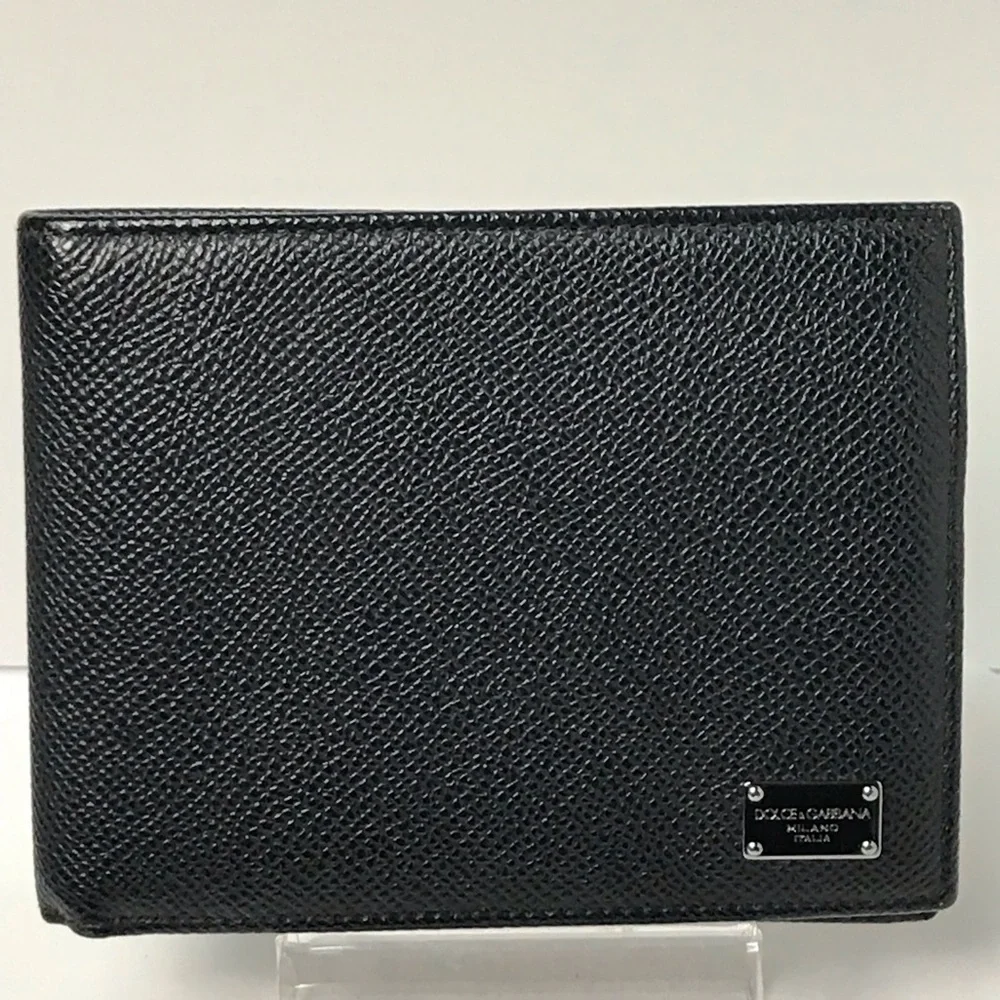 Dolce & Gabbana Leather Bifold Wallet 🖤